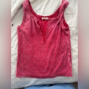 Gilded intent Deep Pink Tank Top